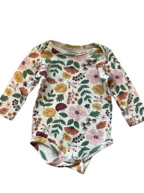 HB 6-9M Baby Floral Cotton Onesie